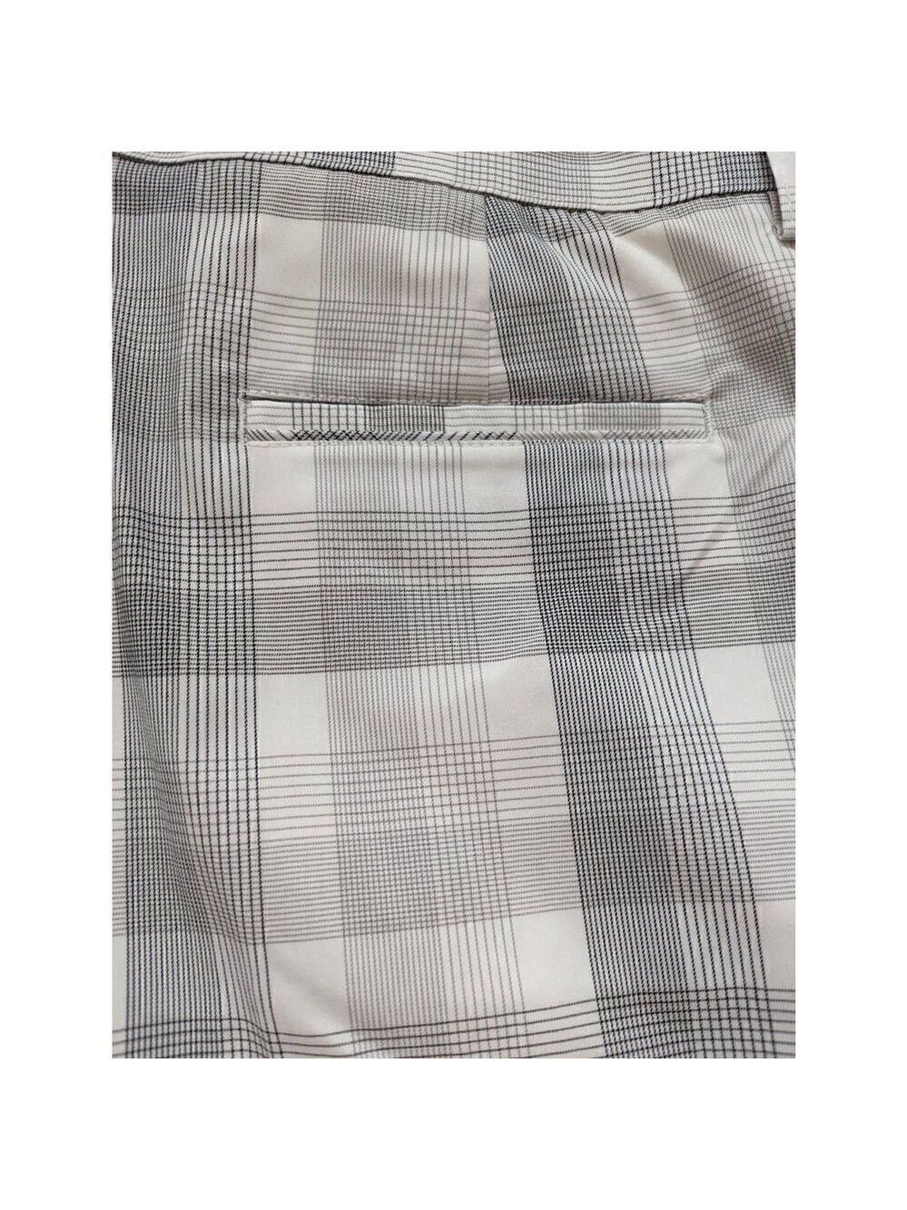 PGA Tour Pro Series Mens Gray White Plaid UPF 50+ Golf Shorts Size 38 NWT - Picture 3 of 6